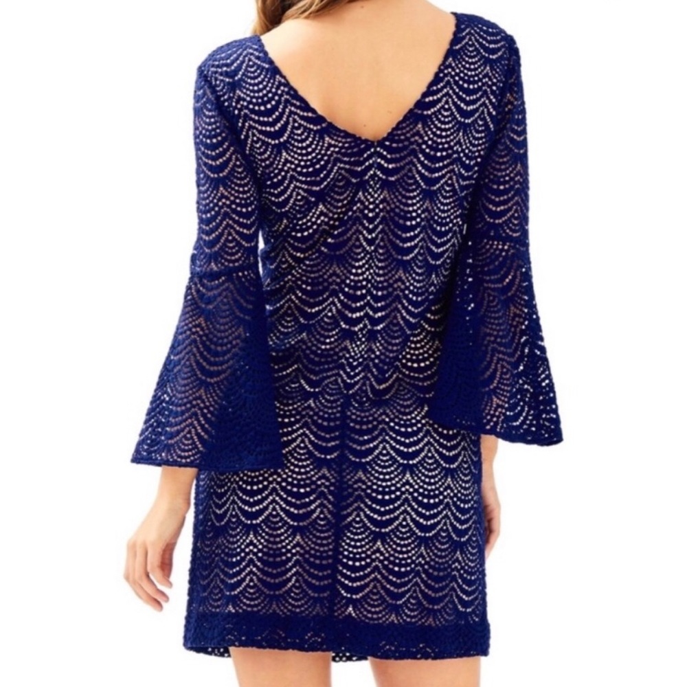 NWT Lilly Pulitzer Nicoline Dress - gorg navy lace